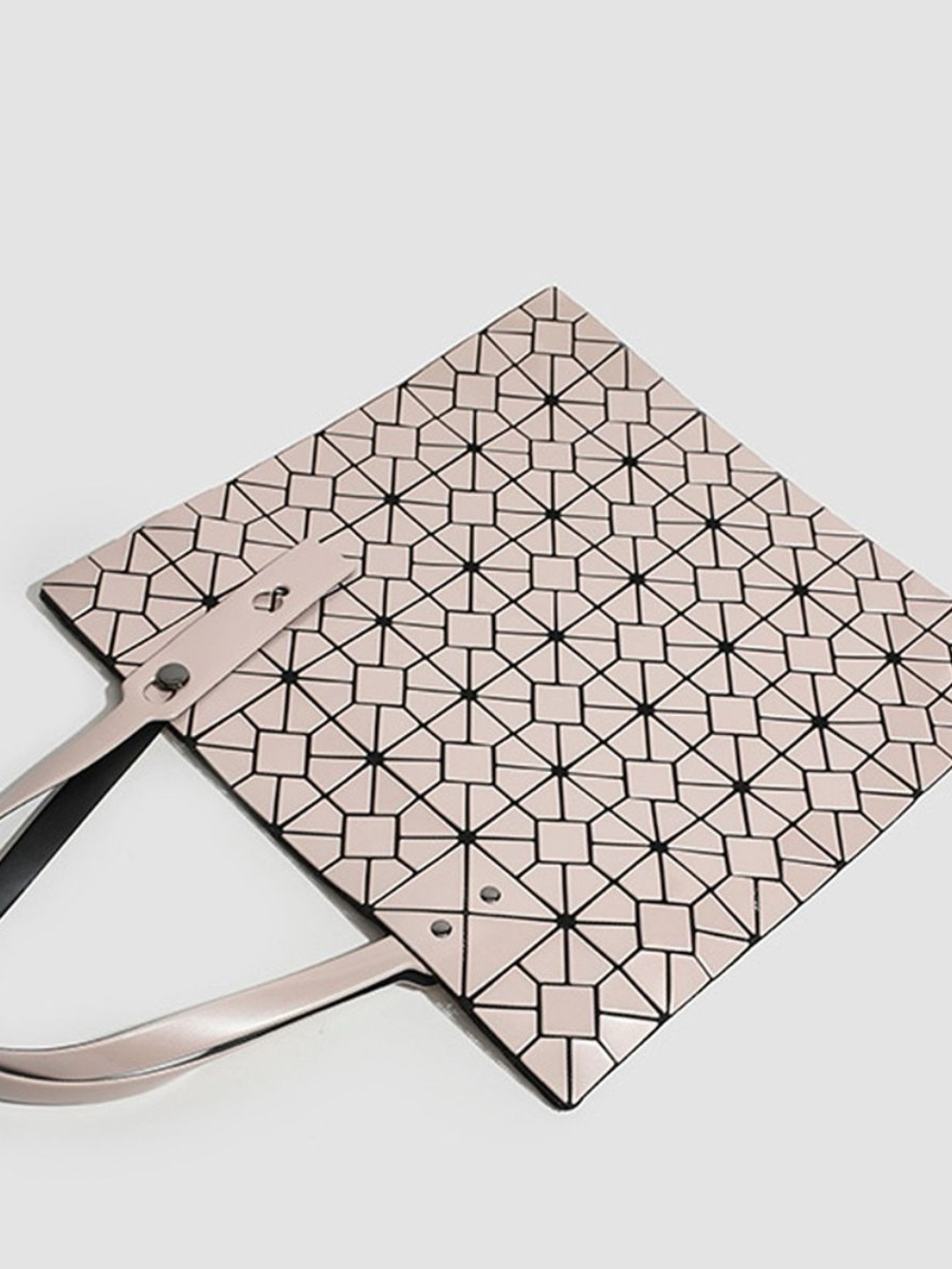 Geometric Lattice Pattern Handbag - Picture 4 of 8